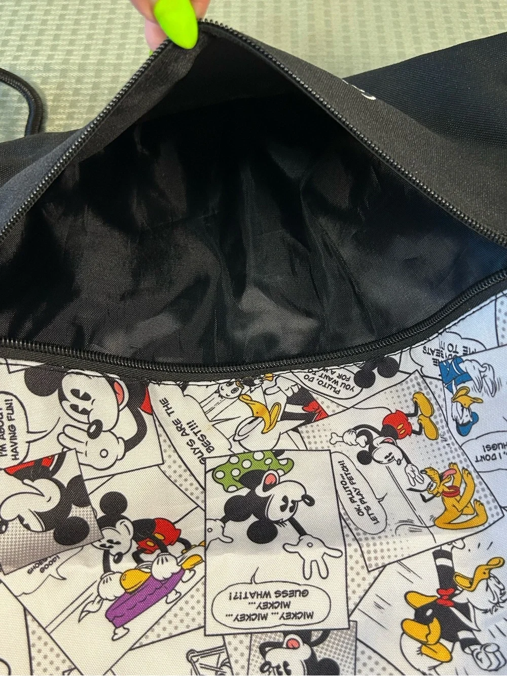 Disney Comic Drawstring Backpack-NWOT 😍❤️‍🔥